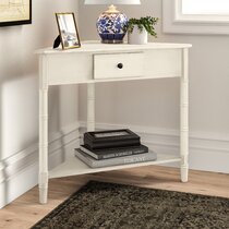 White corner on sale accent table